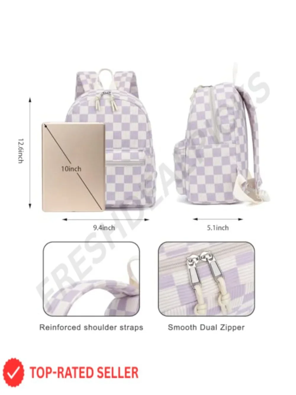 Corduroy Mini Backpack Purse Women Girls Casual Daypack Travel School Bag